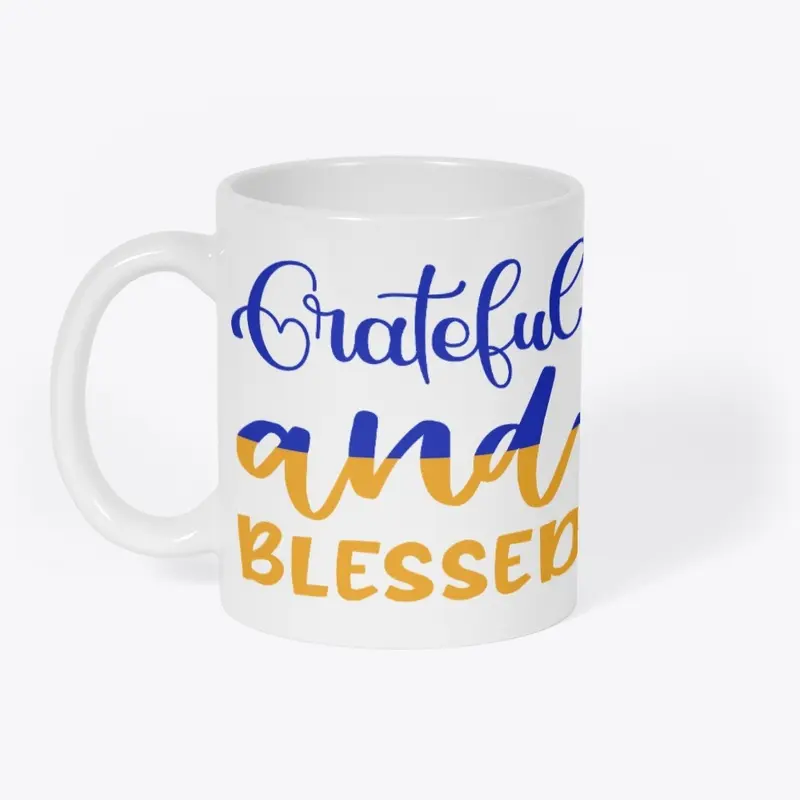 Grateful and Blessed - Yellow